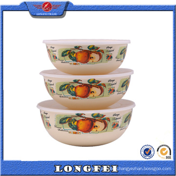 Best Selling Products 3 PCS Enamel Cold Storage Bowl